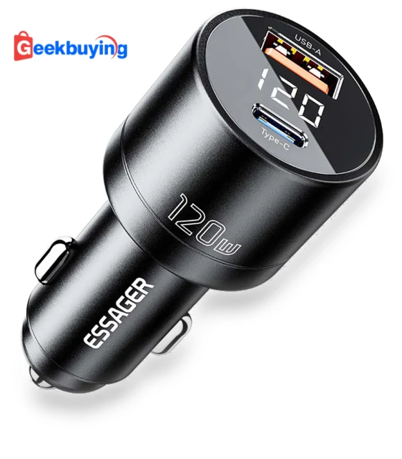 120W Car Charger — Vehicle Power Solutions, ESSAGER