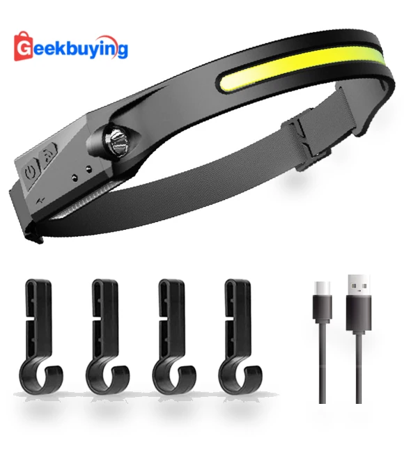 LED Headlamp with Wide Beam and Spotlight — Headlamps, Other