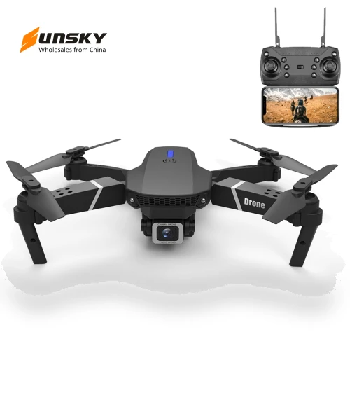 4K Double HD Camera Mini Foldable RC Quadcopter Drone — Drones