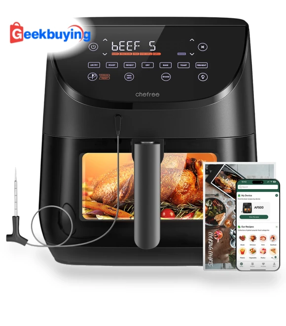 Air Fryer with Smart Probe Thermometer — Air Fryers, Chefree