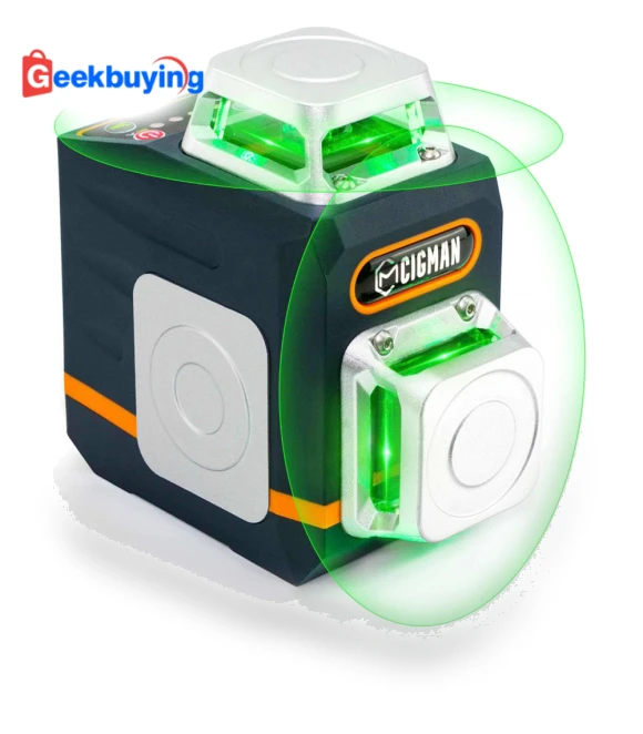 2 x 360° 8 Line Laser Level — Alignment & Leveling Lasers, CIGMAN