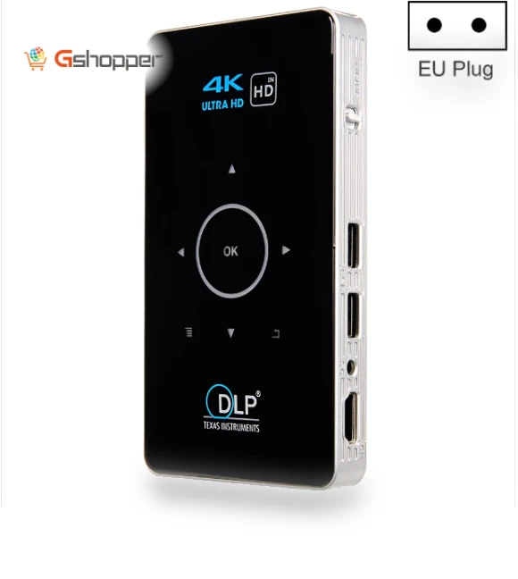Android System Smart DLP HD Mini Projector — Home Theater Projectors, C6