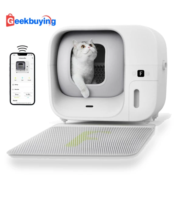 Automatic Self-Cleaning and Self-Packing Cat Litter Box — Self-Cleaning, Furbulous