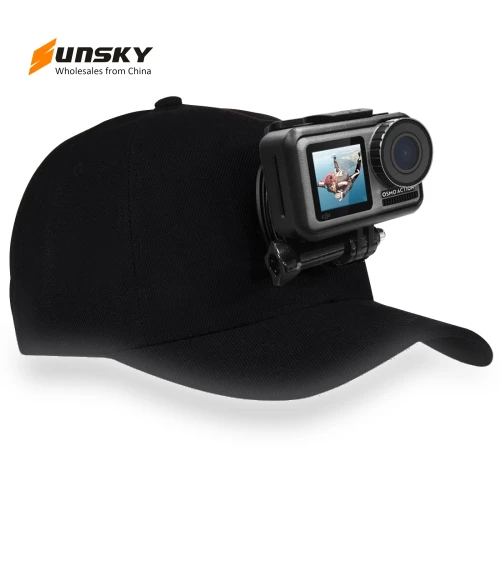 Baseball Hat with Camera Mount — Wearable Cameras, PULUZ