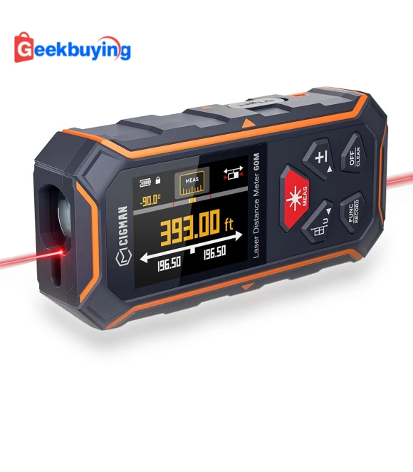 Bilateral Red Laser Measure — Laser Distance Measuring Tools, CIGMAN