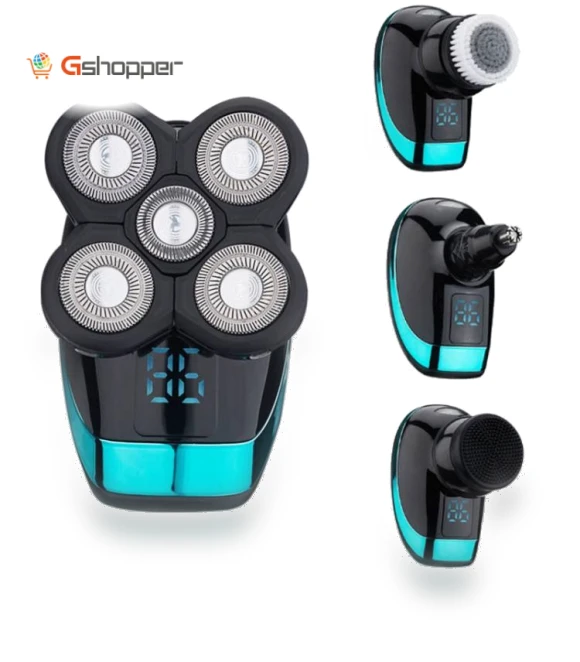 Rechargeable Electric Shaver with Smart Digital Display — Body Groomers