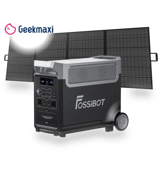 Portable Power Station with Solar Panel Kit — Power Inverters, FOSSiBOT