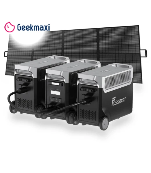 Smart Extra Batteries and Solar Panel Kit — Portable Power Solutions, FOSSiBOT