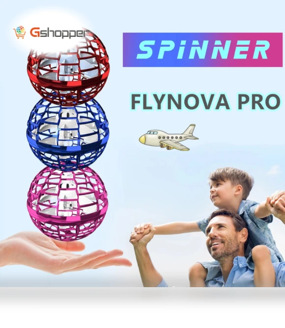 Mini Helicopter UFO Flyorb Boomerang Spinner Drone — Flying Toys