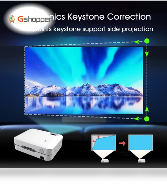 HD Smart LED Projector — Home Theater Projectors, WEJOY