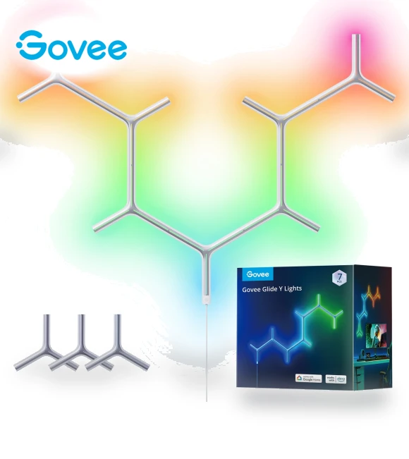 Glide RGBIC Y Lights — Billiard & Pool, Govee