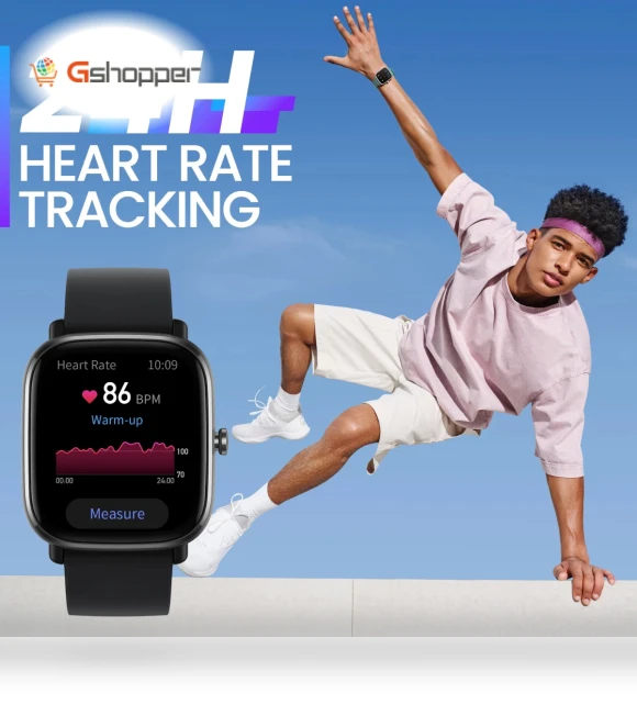 Upgraded Smartwatch with 68 Sports Modes — Smartwatches, Amazfit