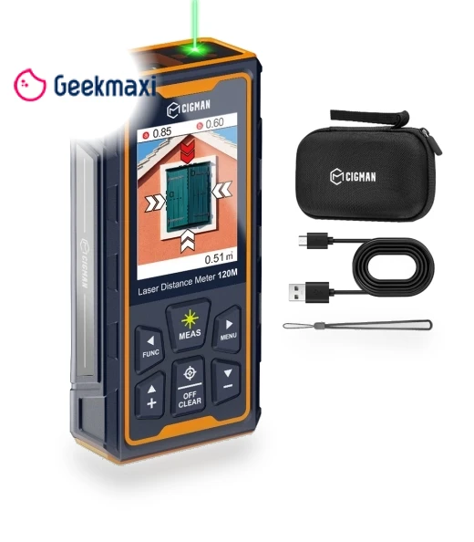 Laser Measurement Tool with 4X Camera — Laser Distance Measuring Tools, CIGMAN