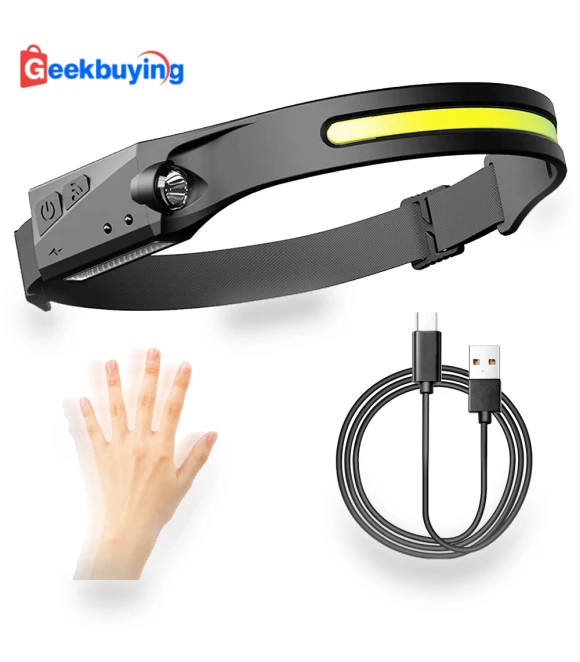 Sensor Headlight with Built-in Battery — Headlamps