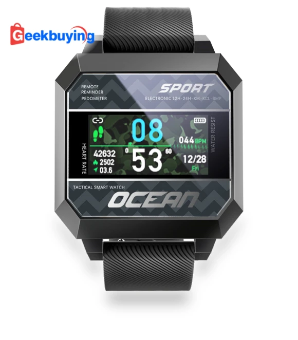 Ocean 2 Smartwatch Fitness Tracker — Smartwatches, LOKMAT