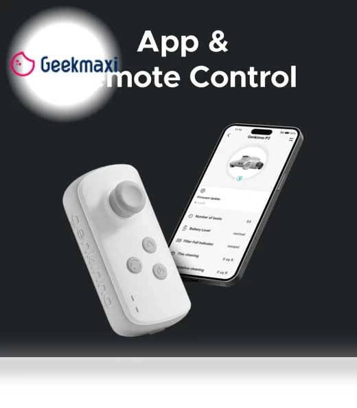 Remote Controller for Cordless Robotic Pool Cleaner — Automated Pool Maintenance, Genkinno