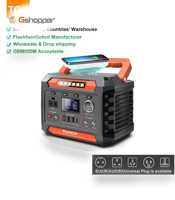 Solar Generator Portable Power Station — Solar & Wind Power, FF Flashfish