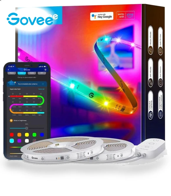 RGBIC LED Strip Lights With Protective Coating — LED Strips, Govee