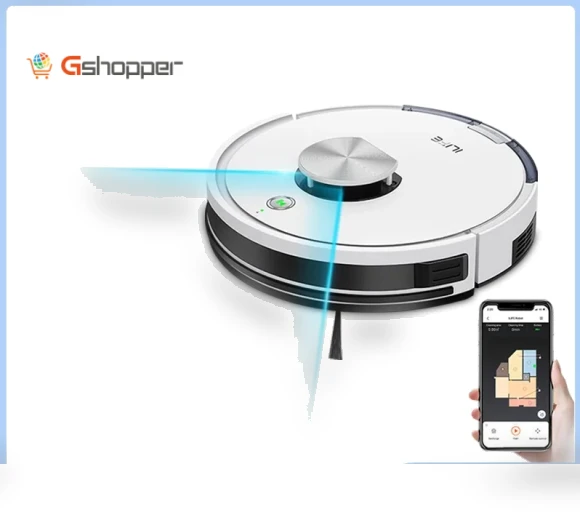 Robot Vacuum with Laser Navigation — Smart Cleaning Robots, ILIFE