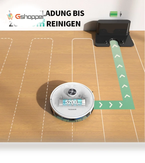 Robot Vacuum Cleaner with Wiping Function — Smart Cleaning Robots, Tesvor