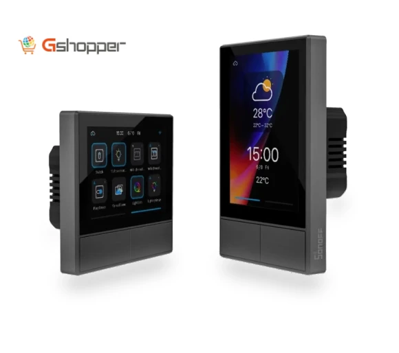 Smart Scene Wall Switch with Thermostat Display — Smart Home Modules, Sonoff