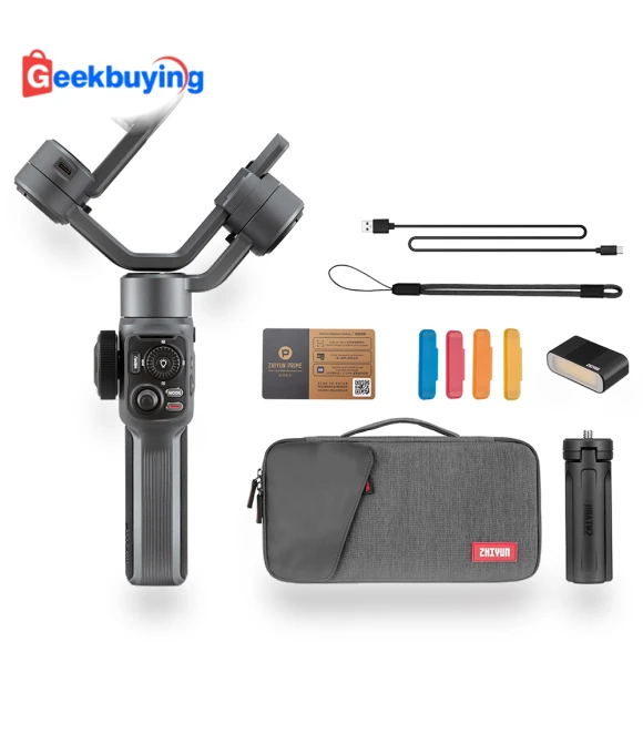 3-Axis Smartphone Handheld Gimbal Stabilizer with Tripod — Steady Shots, Zhiyun