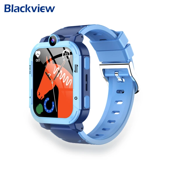 1.83-inch Touch Screen IP67 Waterproof GPS Tracker 4G Video Calling Kids Phone Watch — Smartwatches, Blackview