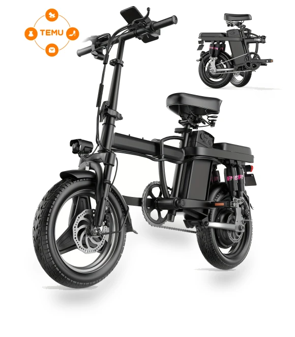 500W Motor Folding Mini Electric Bike for Adults — E-Bikes