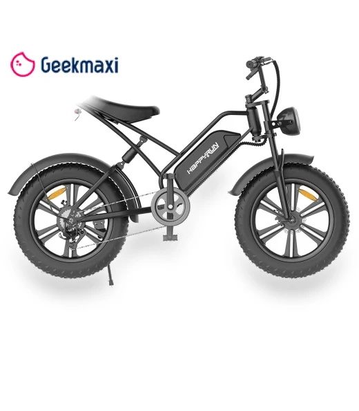 20 Inch Tire Retro Electric Bike — Electric Self-Balancing Scooters, Happyrun