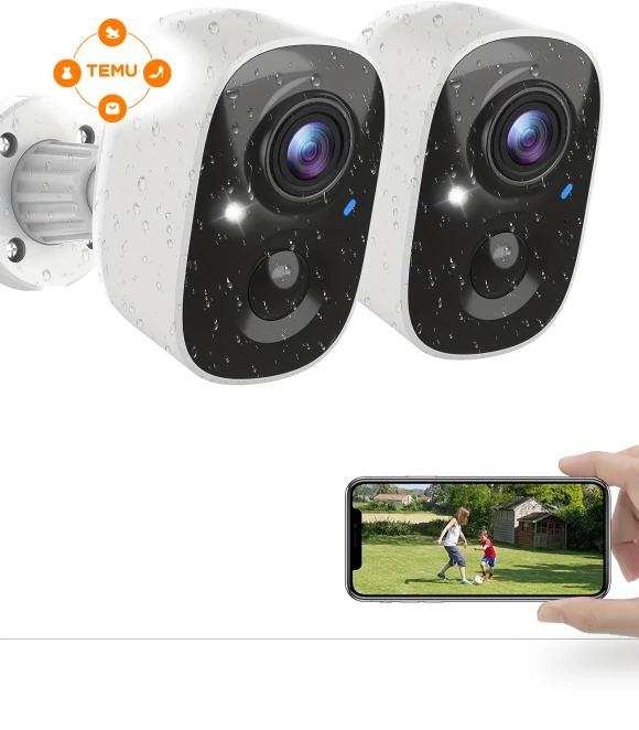 Wireless Outdoor/Indoor WiFi Surveillance Camera — Security Cameras