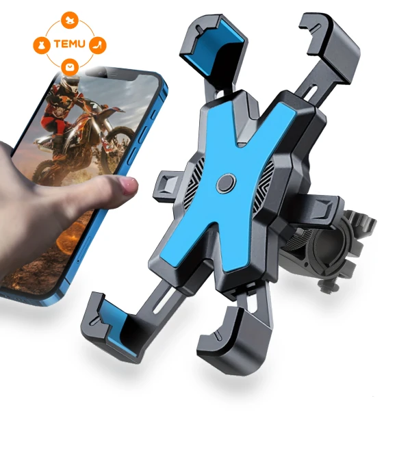 360° Bike Phone Holder Mount for Motorcycles, Scooters, and Bicycles — Vehicle Phone Holders