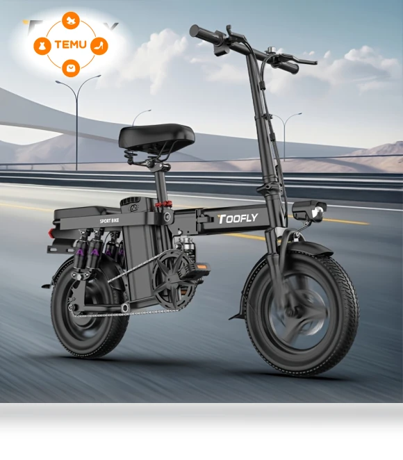Adult Folding Electric Bike 500W 32km/h 14 Inch — Push Scooters, Toofly