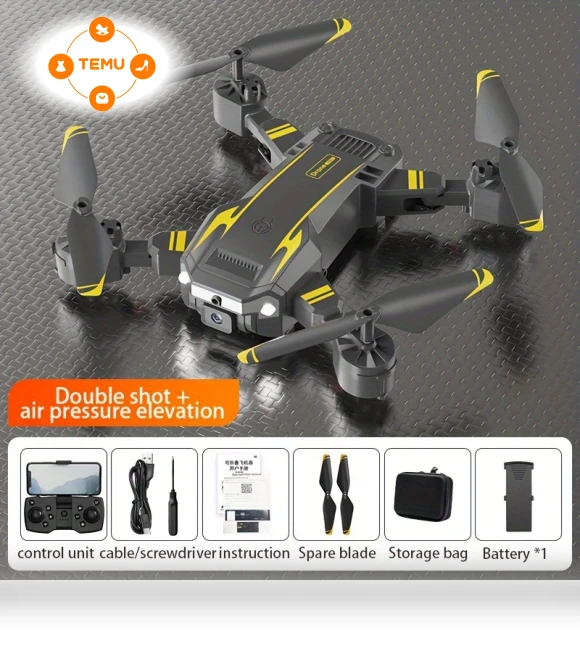 S6 Camera Drone with Auto Obstacle Avoidance, Foldable Design — Drones, YCRC