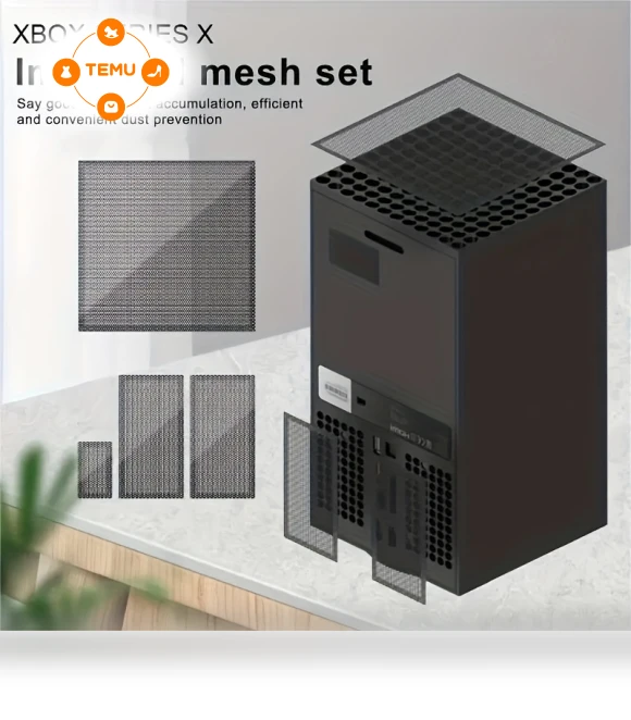 Protective Dust Filter Cover Kit for Series X Console — Custom Console Covers