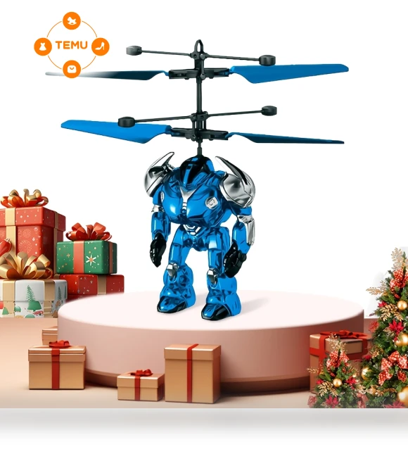Induction Aircraft Robot Toy with Automatic Obstacle Avoidance — Interactive Figures & Robots
