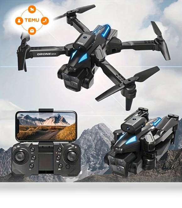 C10 Drone with Aerial Camera, 360° Infrared Obstacle Traversal, WiFi, FPV, Foldable Remote Control Toy — Drones