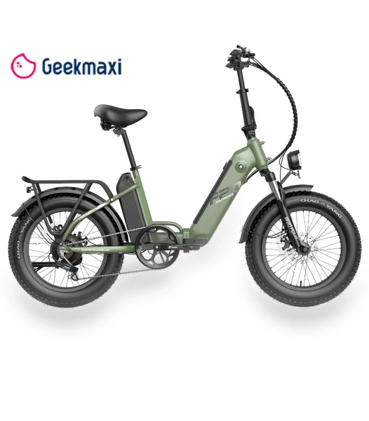 Foldable Step-thru Trekking E-bike — E-Bikes, Fafrees