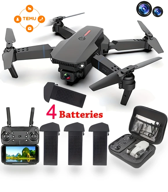 FPV Foldable Quadcopter Drone with Dual Camera and WiFi — Drones