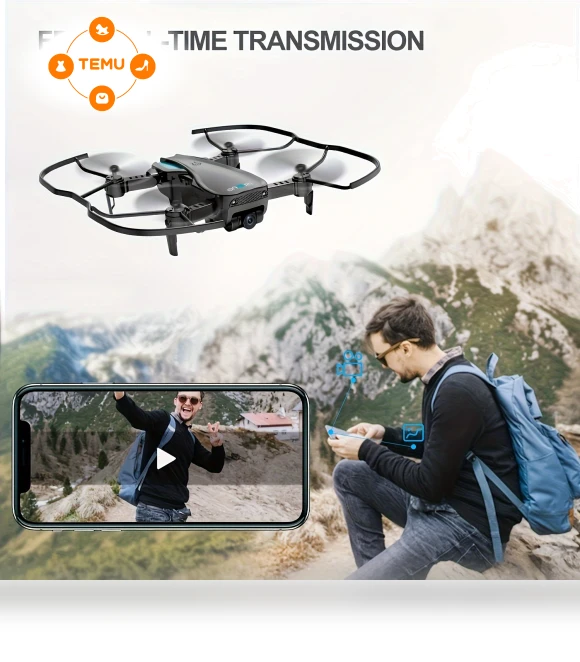 HD GPS Drone with 1080p Adjustable Camera — Drones