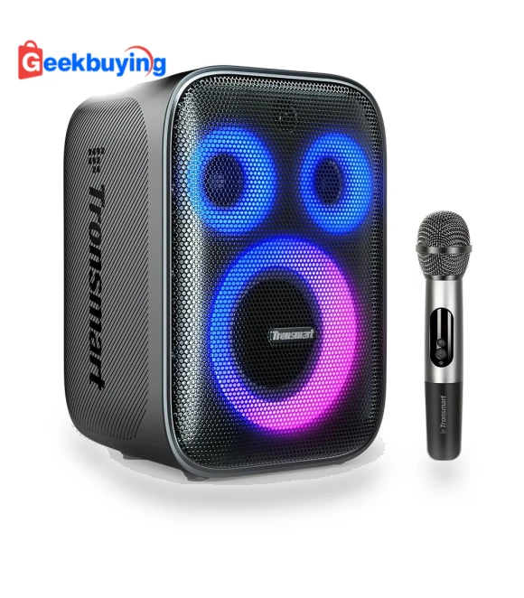 Karaoke Party Speaker with Wireless Microphone — Portable Audio Solutions, Tronsmart