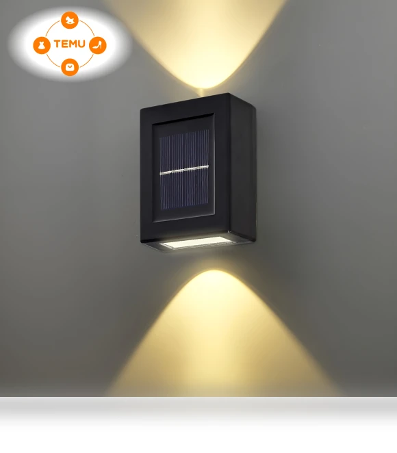 Sunlight Sensor LED Deck Lighting, Warm Wall Ambient Light — Outdoor Deck Lighting