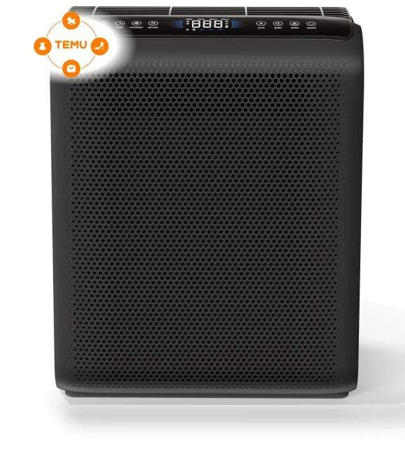 Large Room Air Purifier with Air Quality Detector and Washable Filters — Portable Air Purifiers, AROEVE