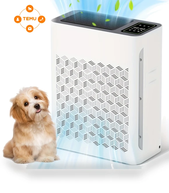 Large Room Air Purifier with Air Quality Sensor, Auto Mode, Timer — Electrostatic Air Purifiers