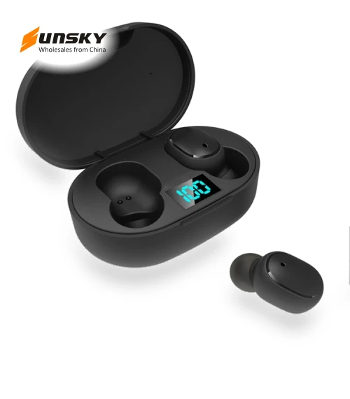 LED Display Wireless Earphone — Audio Gear, E6S