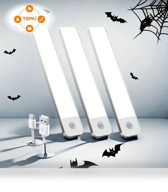 96 LED Under Cabinet Lighting with Wireless Motion Sensor — Under-Cabinet Lights, ULG