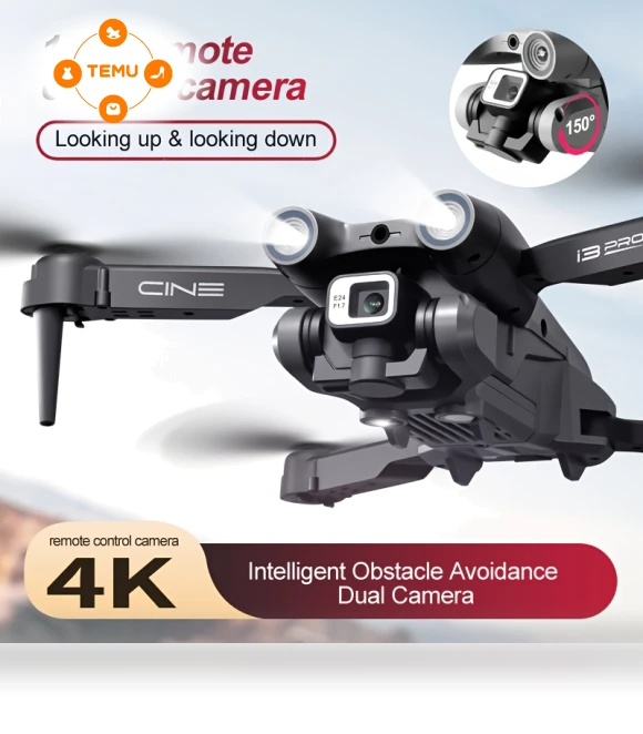4K HD Camera Drone Intelligent RC Quadcopter Mini Photography Drone — Drones