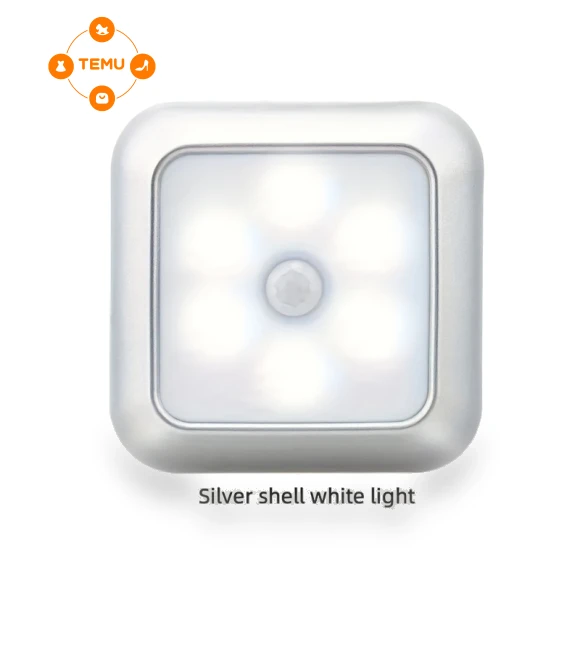 Motion Sensor Night Light - Battery Powered, Magnetic Sticker, Wireless for Cabinet Toilet Indoor Decor — Night Lights