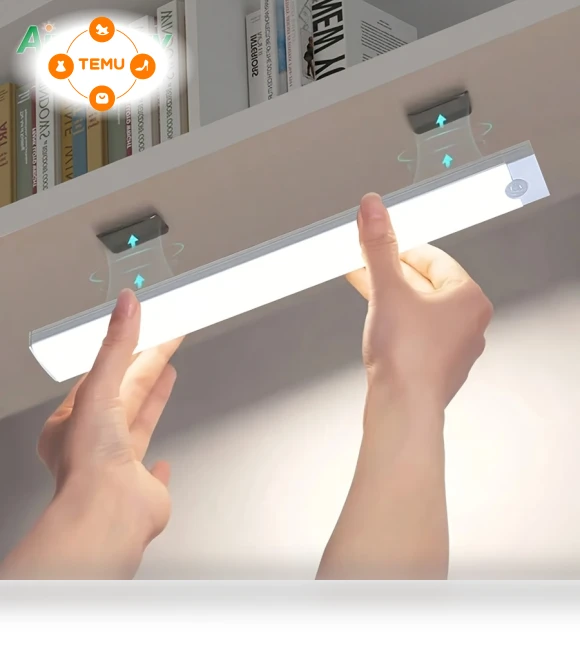 Motion Sensor Cabinet Light - USB Rechargeable & Battery Powered — Under-Cabinet Lights