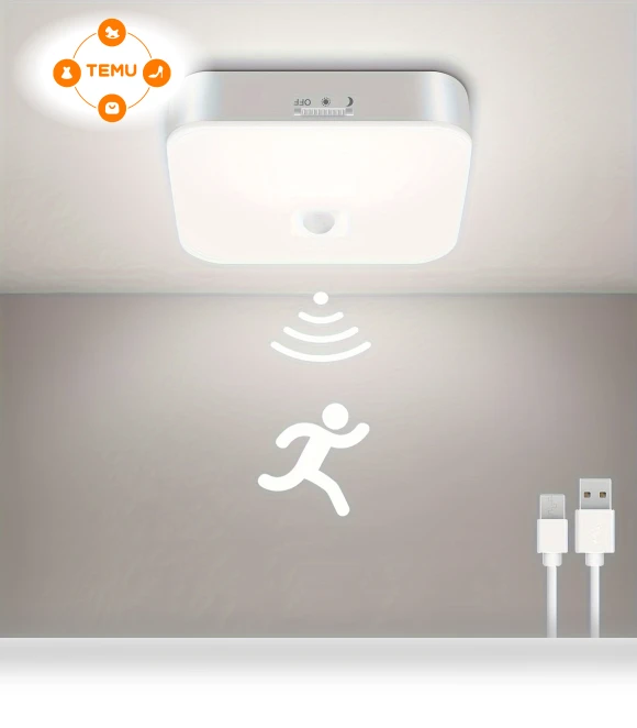 Rechargeable Motion Sensor Light Indoor: 6.4 Inch Closet Light — Step Lights