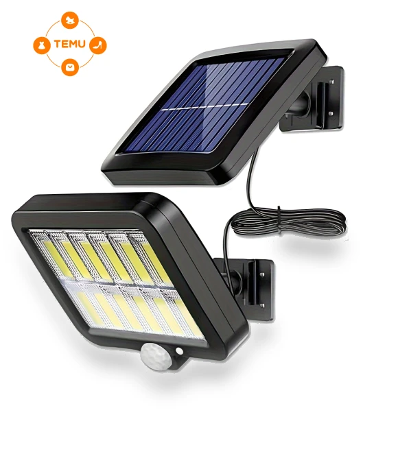 Solar Outdoor LED Street Light with Motion Sensor — Outdoor Security & Flood Lighting